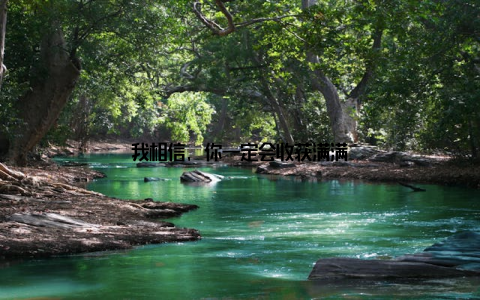 我相信, 你一定会收获满满