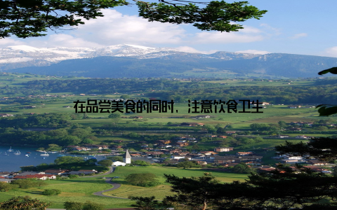 在品尝美食的同时, 注意饮食卫生