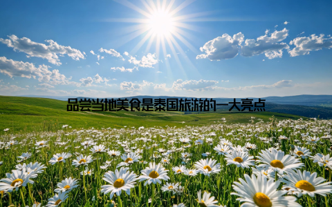 品尝当地美食是泰国旅游的一大亮点