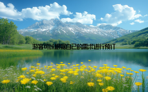 游客可以根据自己的需求进行预订